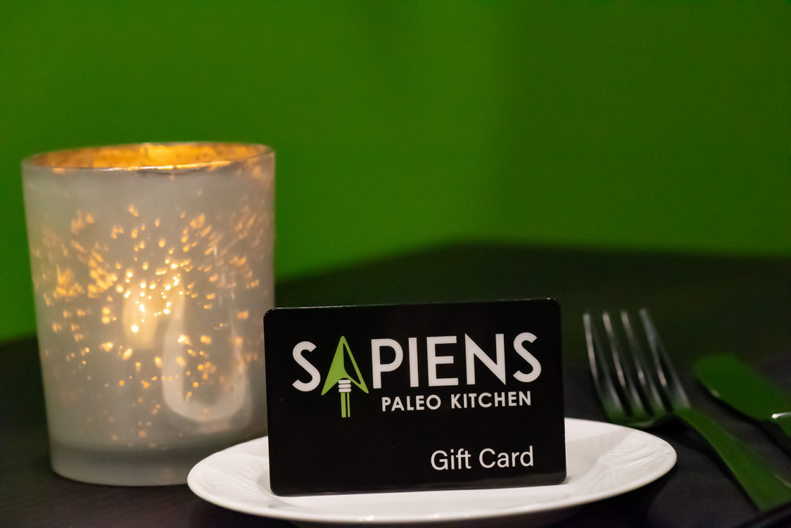 Gift Cards at Sapiens Paleo Kitchen