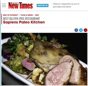 Best Gluten Free Restaurant by New Times Best of Phoenix