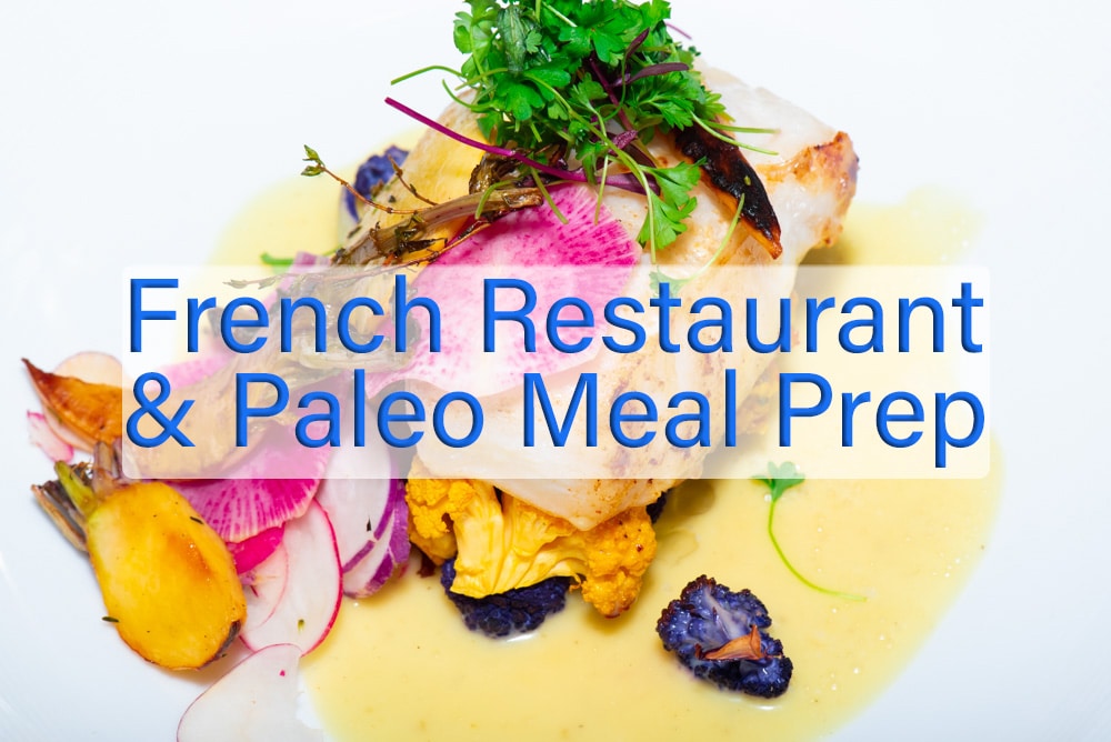 Healthy restaurant serving organic French cuisine with Paleo Diet